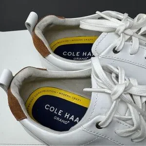 Cole Haan Grand Crosscourt Men’s 10 Leather Shoes White C36922 EUC Cole Haan | Shoes | Cole Haan Grand Crosscourt Mens Leather  main image 4